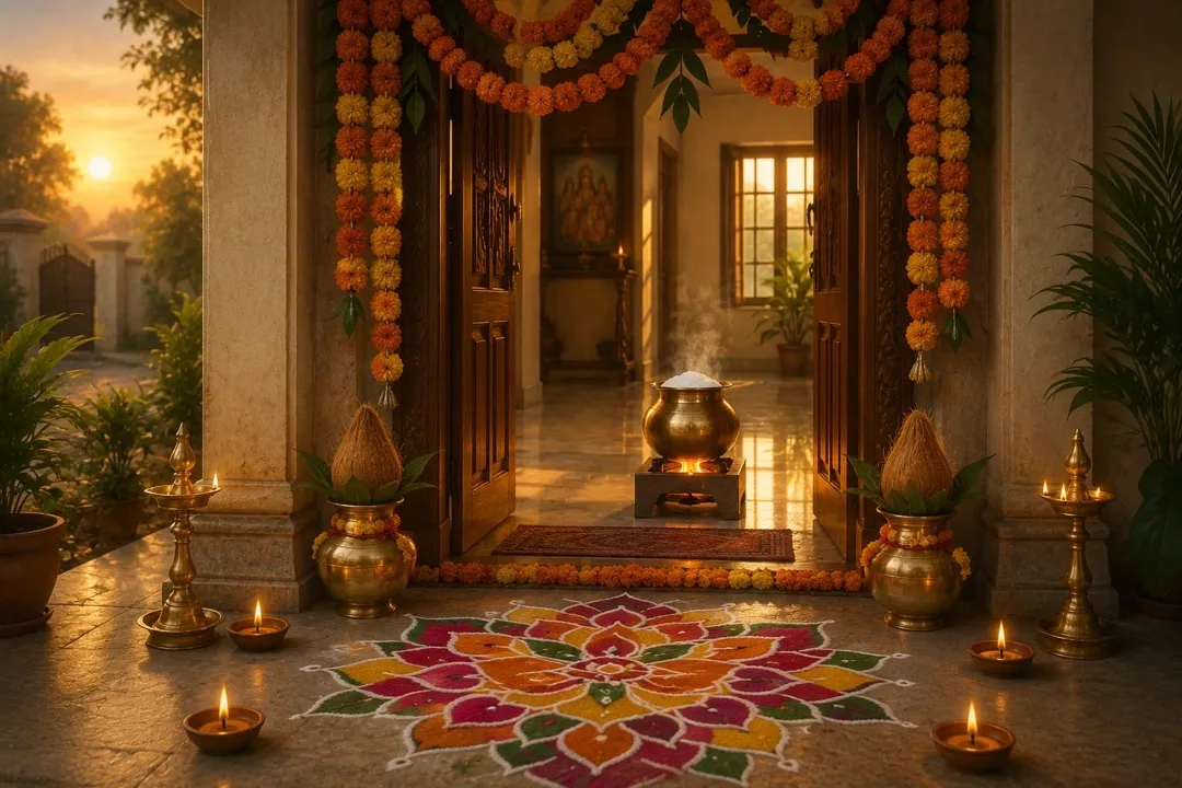 Painting for the Griha Pravesh Puja