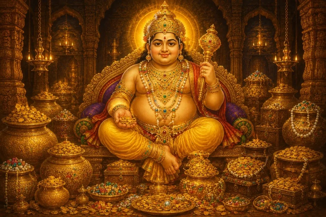 Painting for the Lakshmi Kubera Havan