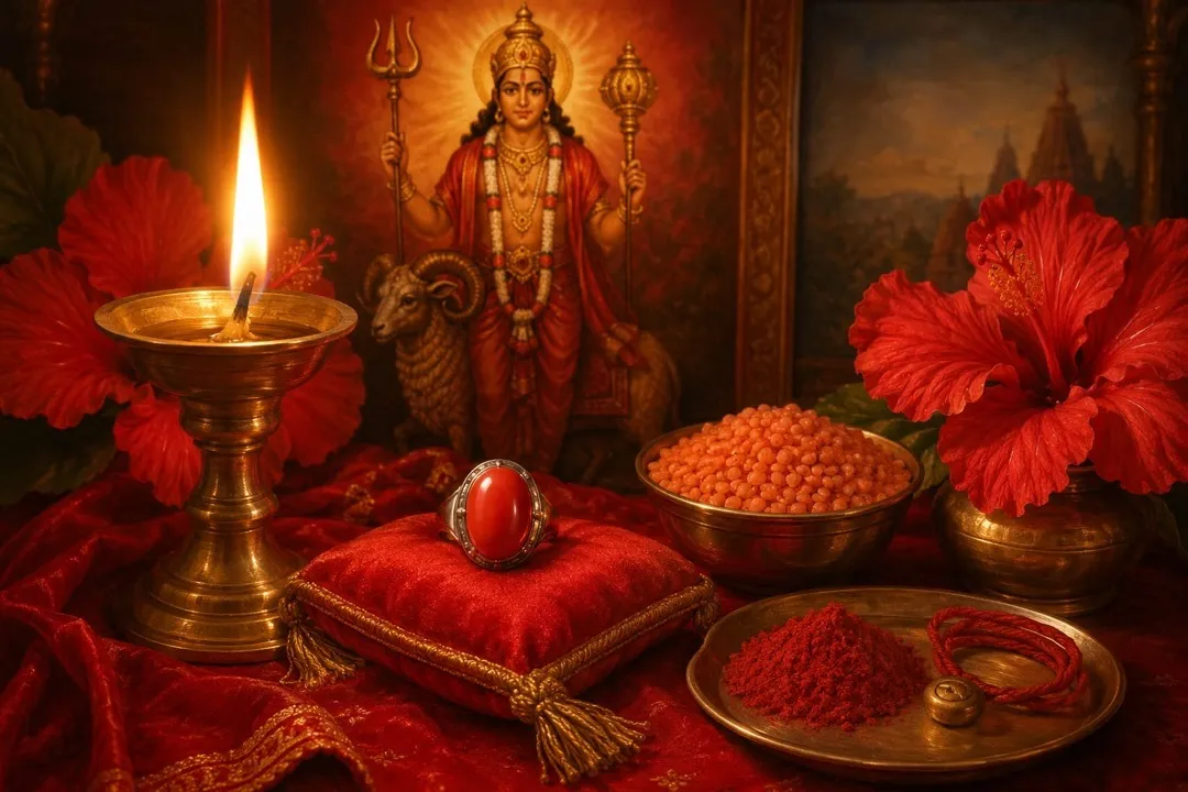 Painting for the Mangal Graha Jaap