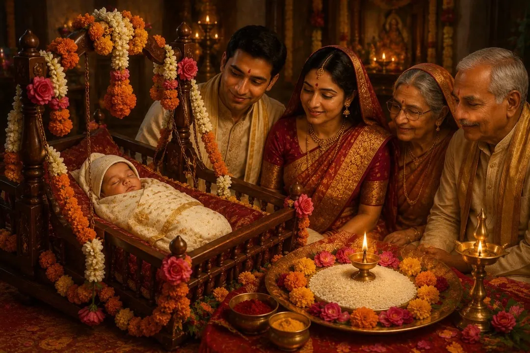 Painting for the Naamkaran Ceremony