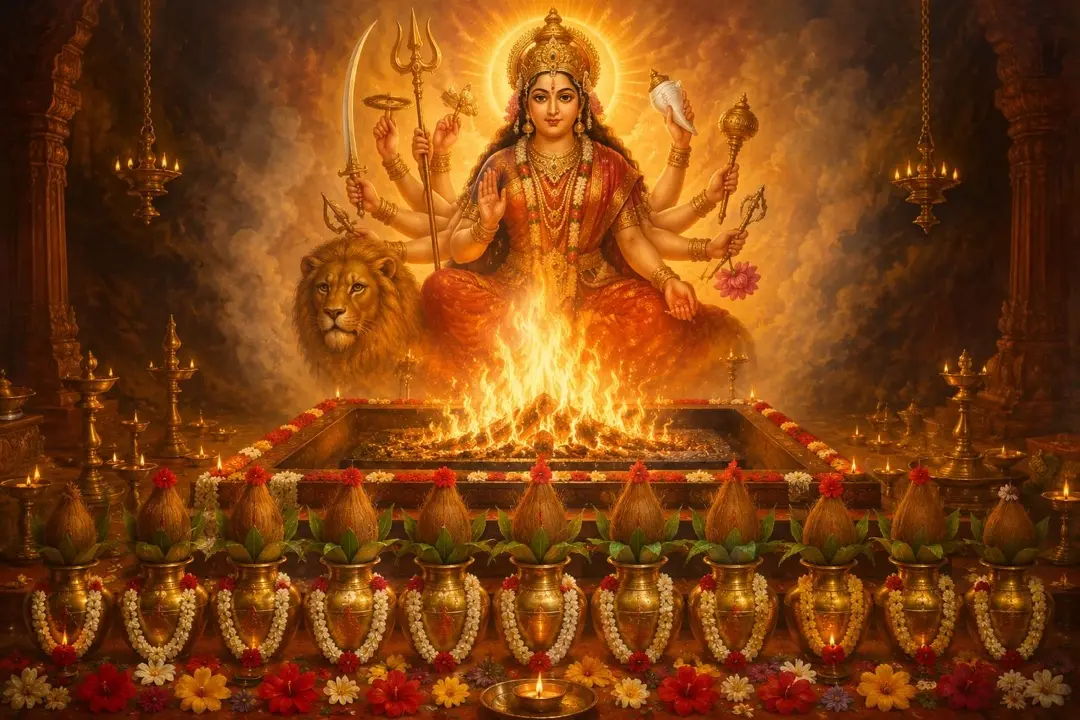 Painting for the Chandi Homam