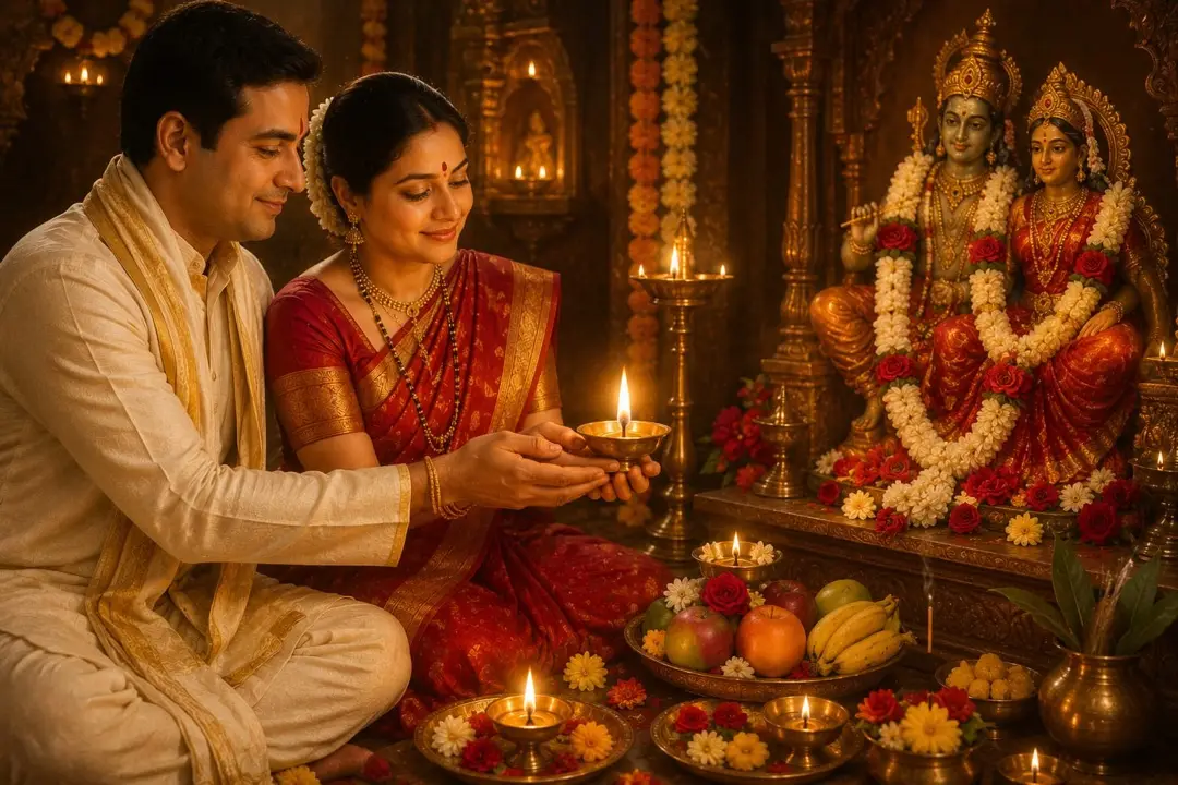 Painting for the Dampati Puja