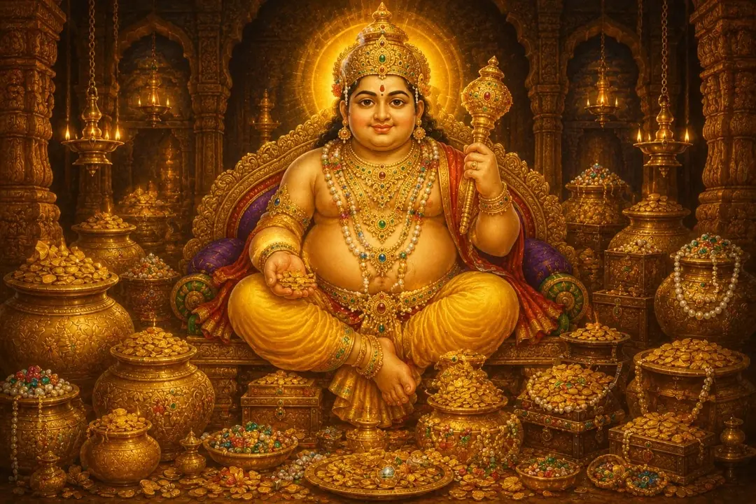 Painting for the Kubera Puja