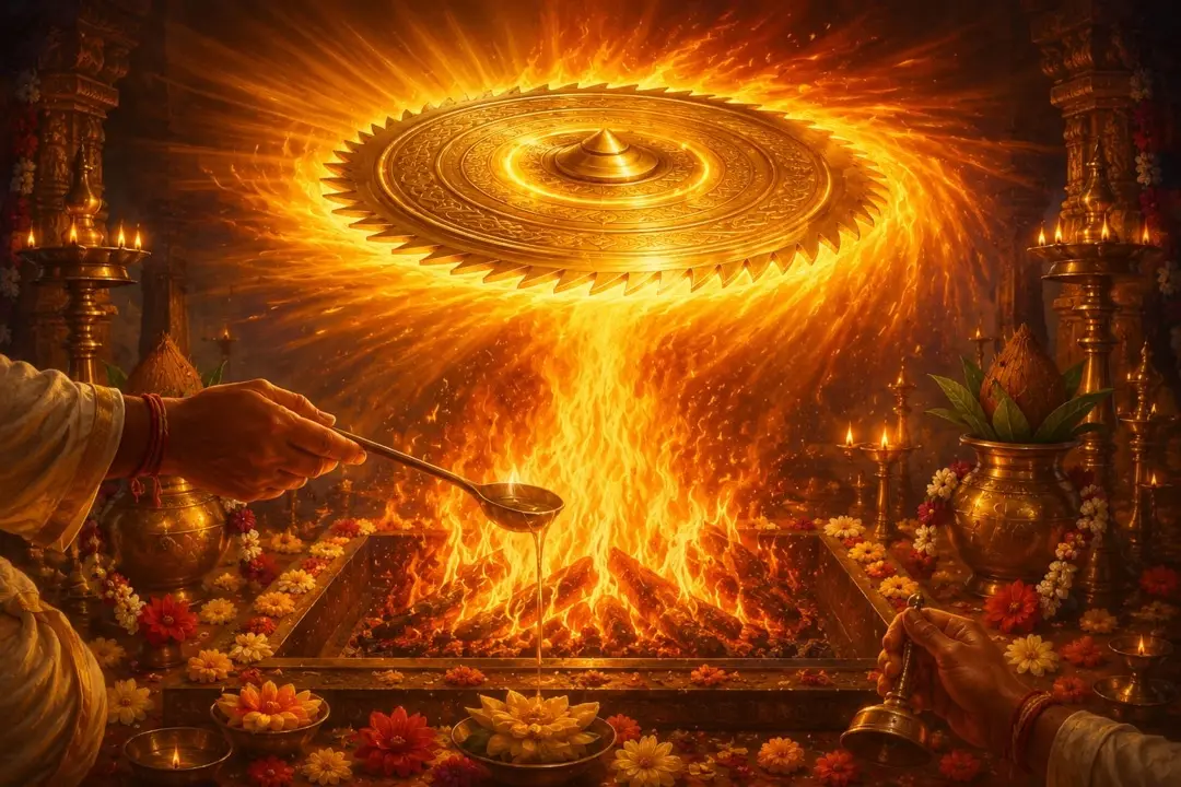Painting for the Gayatri Havan